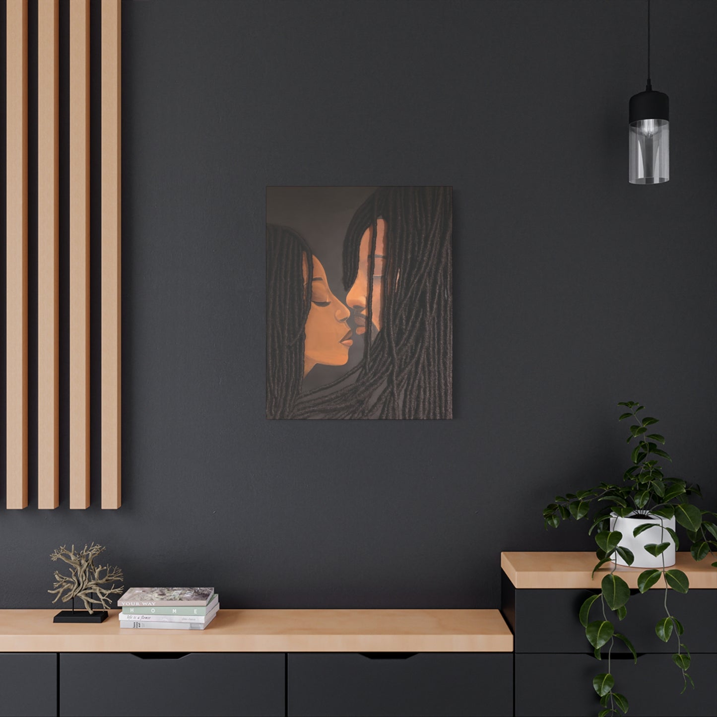 InterLocked 2D Canvas Print (No Hair)