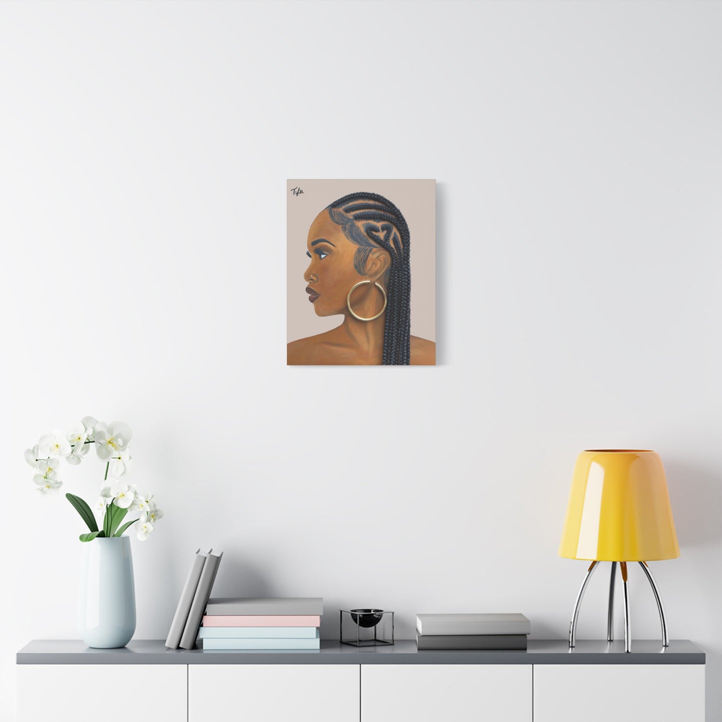 Certified Lover Girl 2D Canvas Print (No Hair)