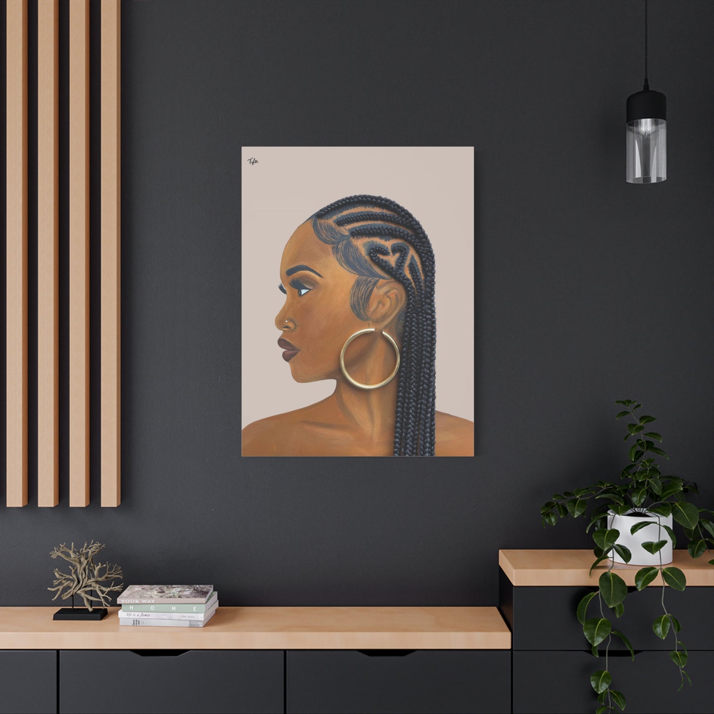 Certified Lover Girl 2D Canvas Print (No Hair)