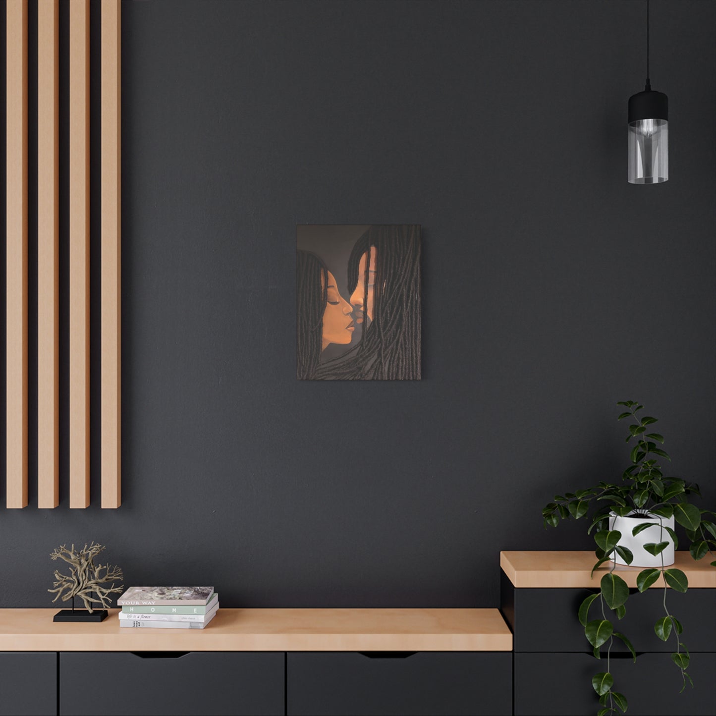 InterLocked 2D Canvas Print (No Hair)