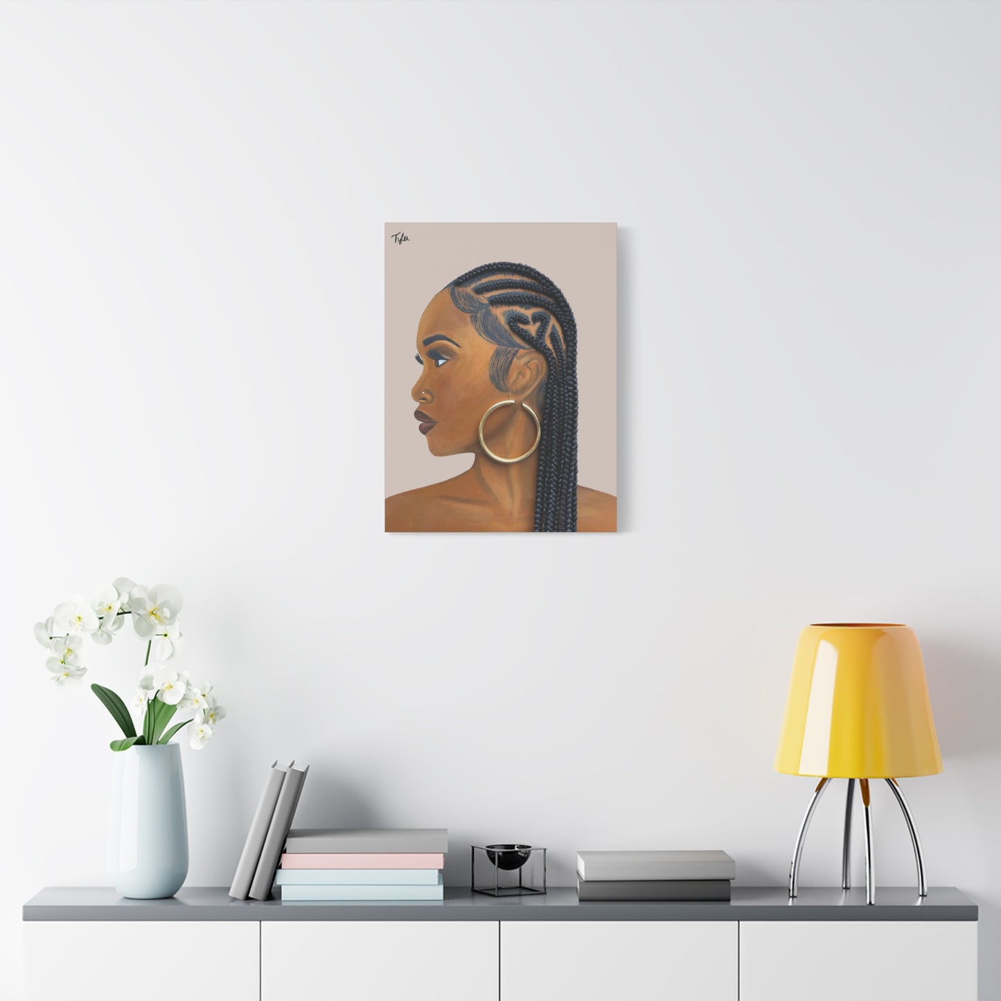 Certified Lover Girl 2D Canvas Print (No Hair)