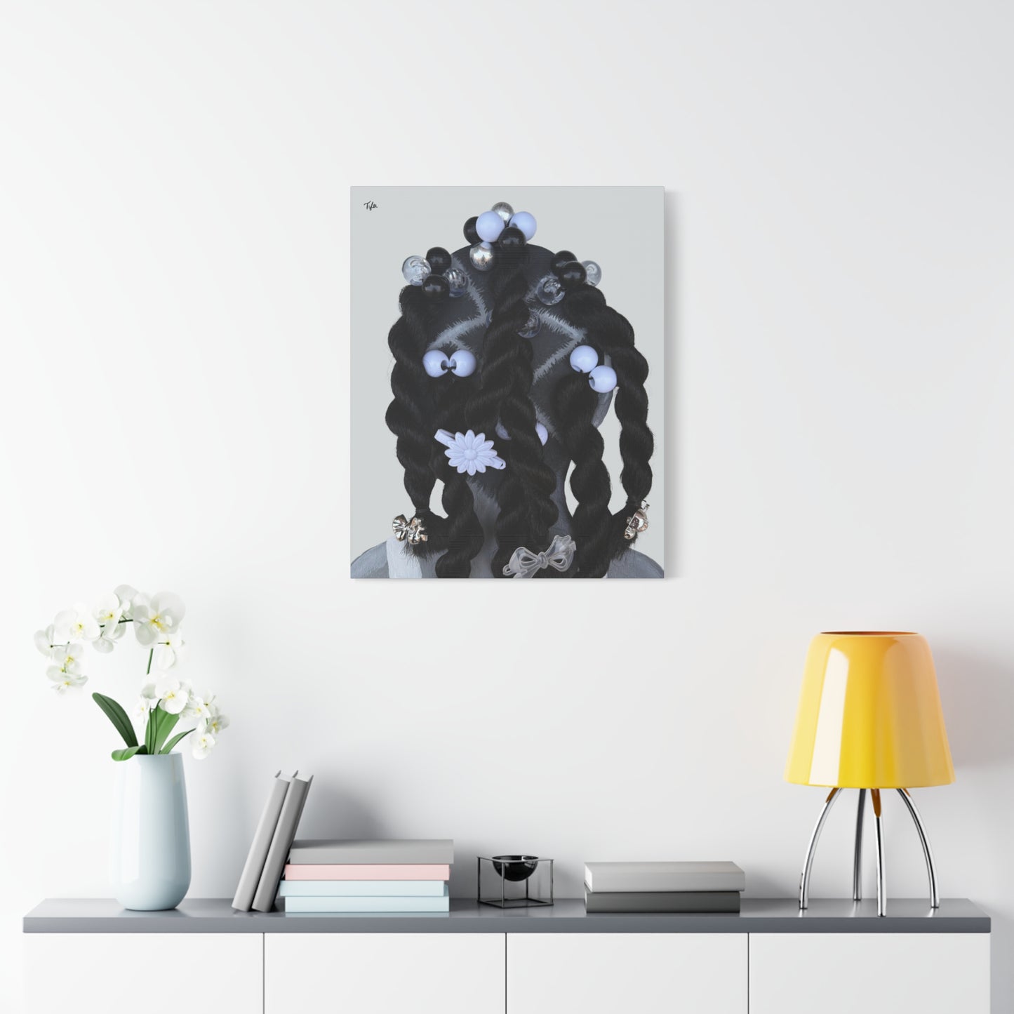 Baby Girl I 2D Canvas (No Hair)