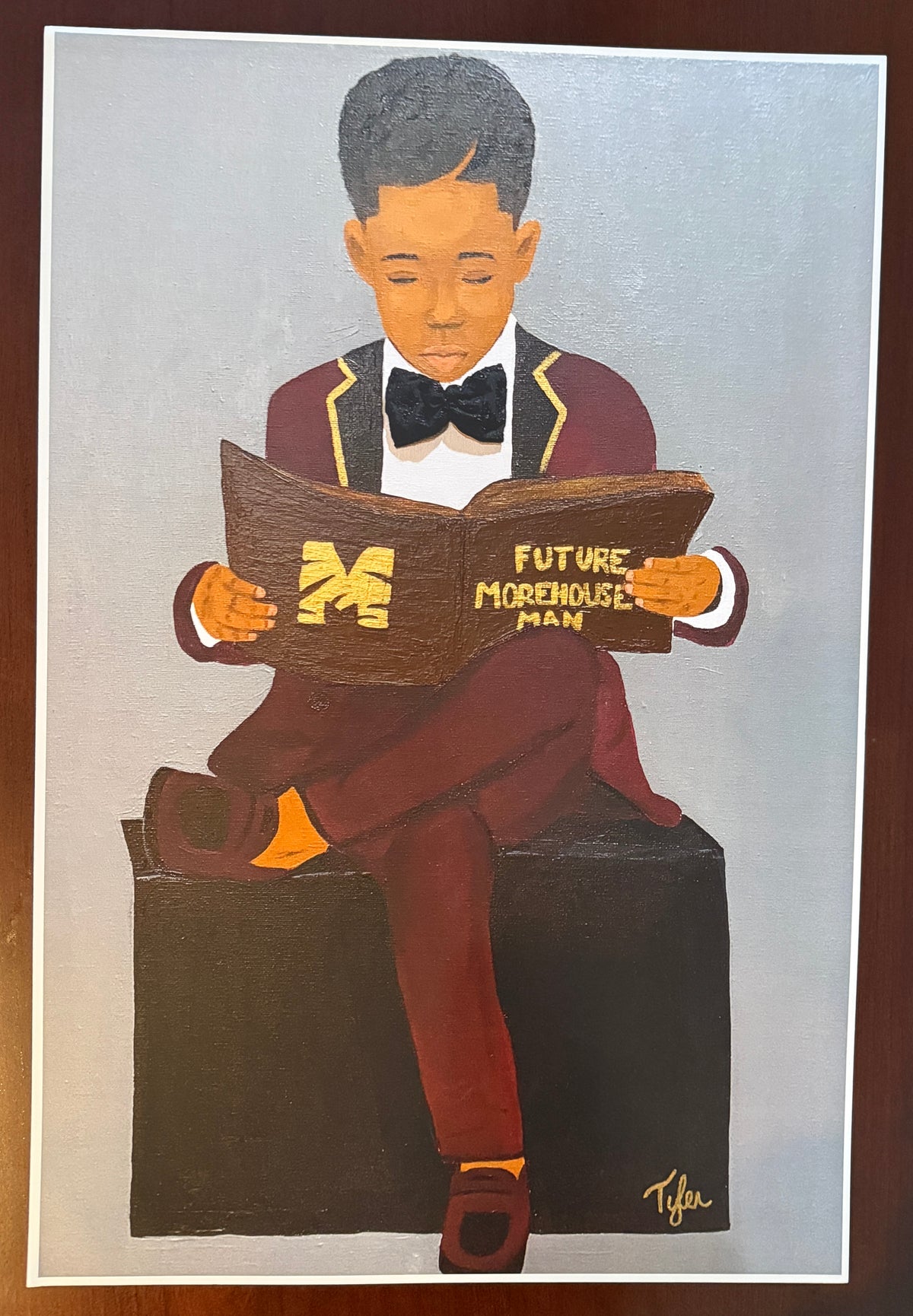 Future Morehouse Man- 12X18 2D Paper Print (No Fabric)
