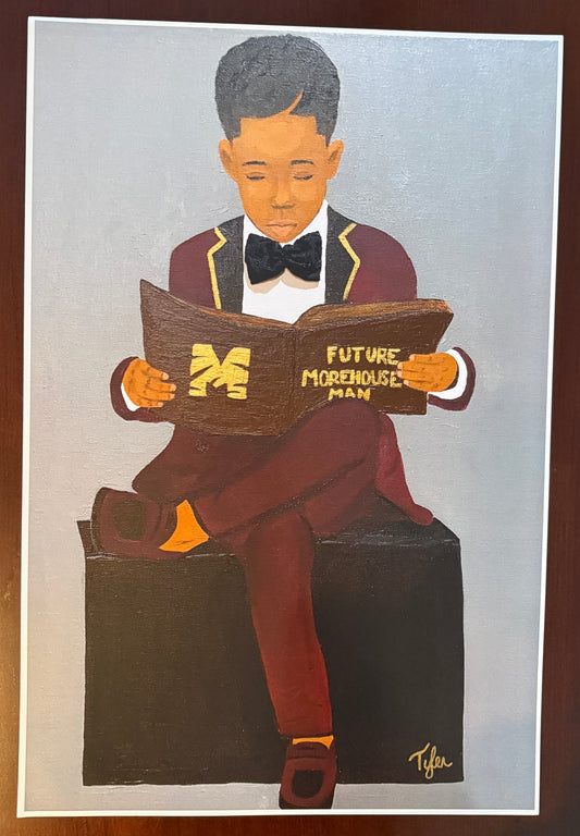 Future Morehouse Man- 12X18 2D Paper Print (No Fabric)