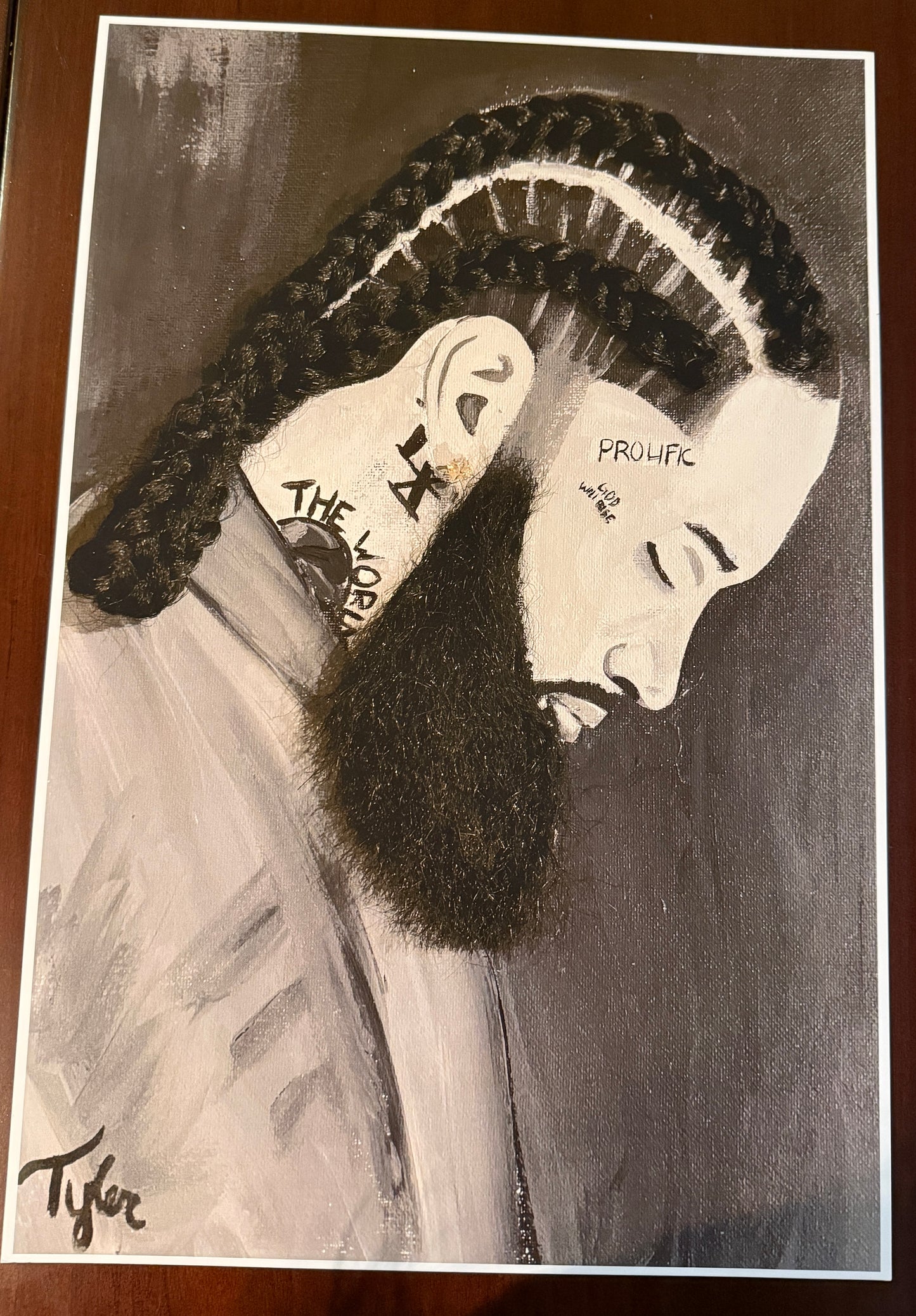 Hustle- 12X18 2D Paper Print (No Hair)