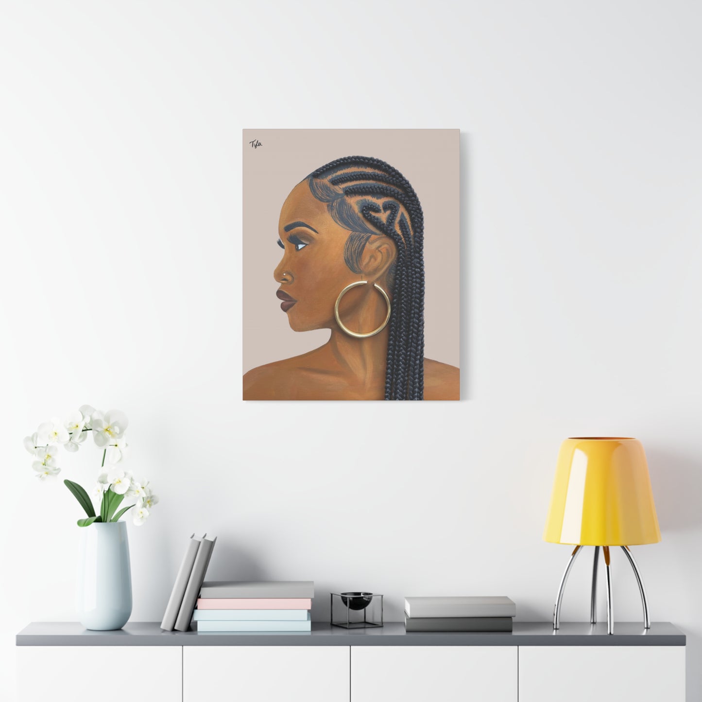 Certified Lover Girl 2D Canvas Print (No Hair)