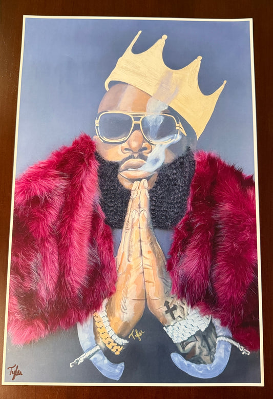 The Boss- 12X18 2D Paper Print (No Hair or Fur)