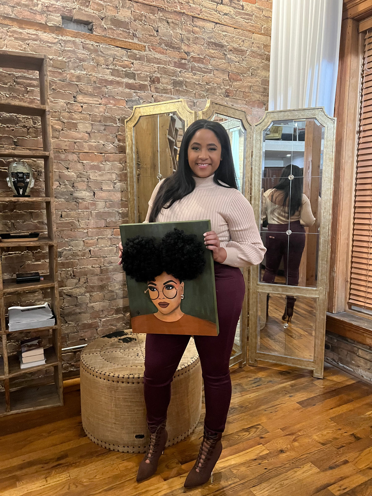 Vision 3D Original Painting (with Hair)