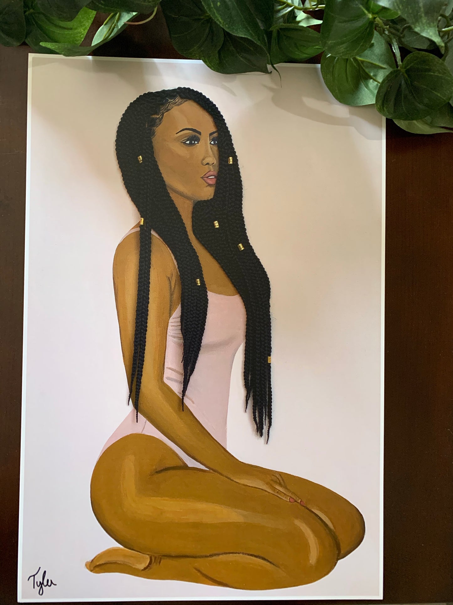 In SECURE- 12X18 2D Paper Print (No Hair)